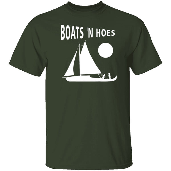 Boats 'N Hoes T-Shirt CustomCat