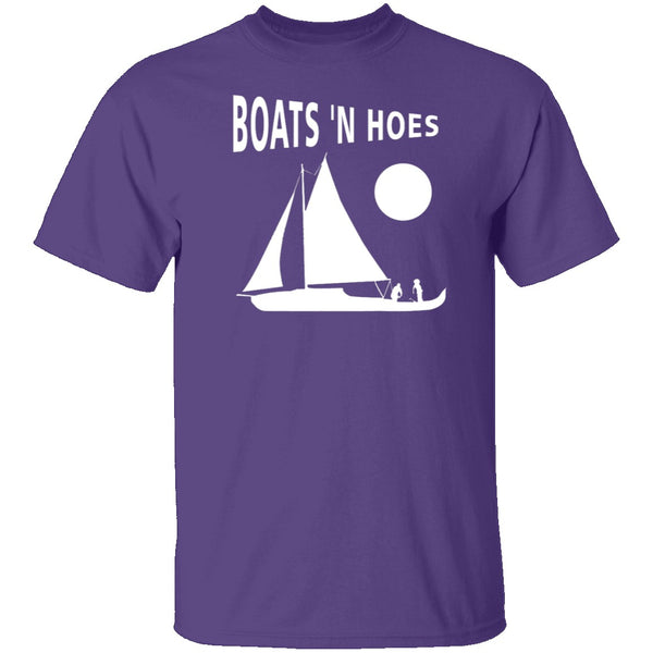Boats 'N Hoes T-Shirt CustomCat