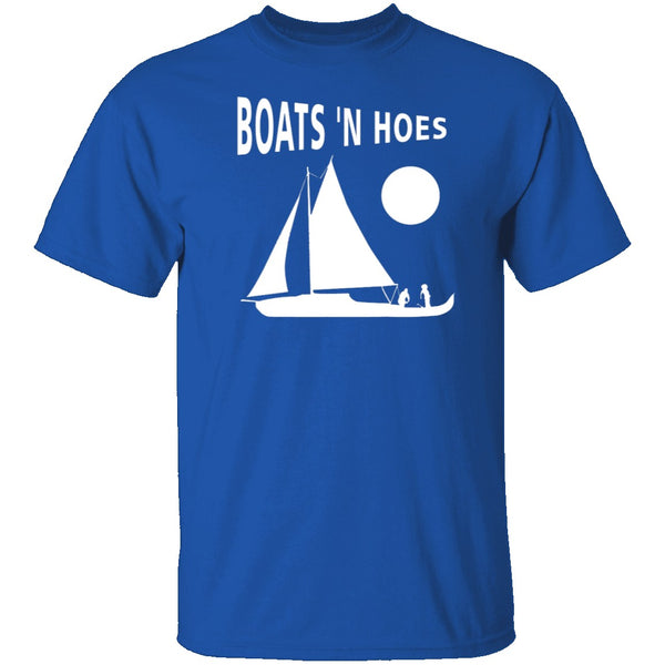 Boats 'N Hoes T-Shirt CustomCat