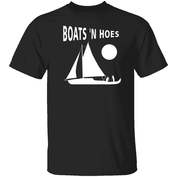 Boats 'N Hoes T-Shirt CustomCat