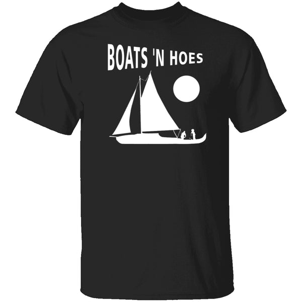Boats 'N Hoes T-Shirt CustomCat