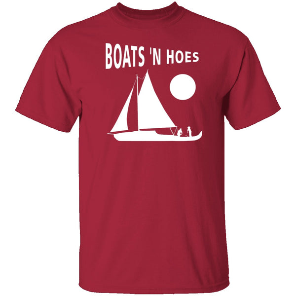 Boats 'N Hoes T-Shirt CustomCat