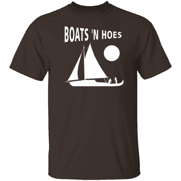 Boats 'N Hoes T-Shirt CustomCat