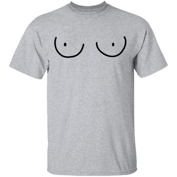Boobs T-Shirt CustomCat