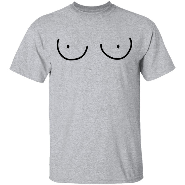Boobs T-Shirt CustomCat