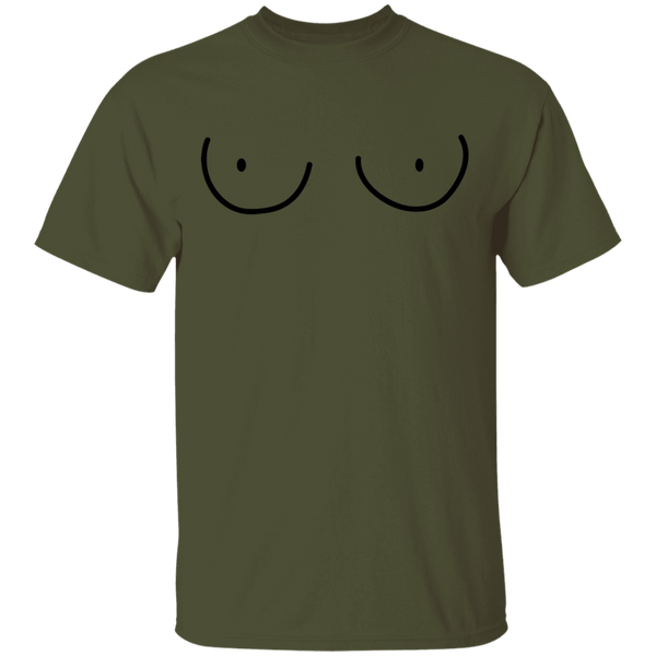 Boobs T-Shirt CustomCat