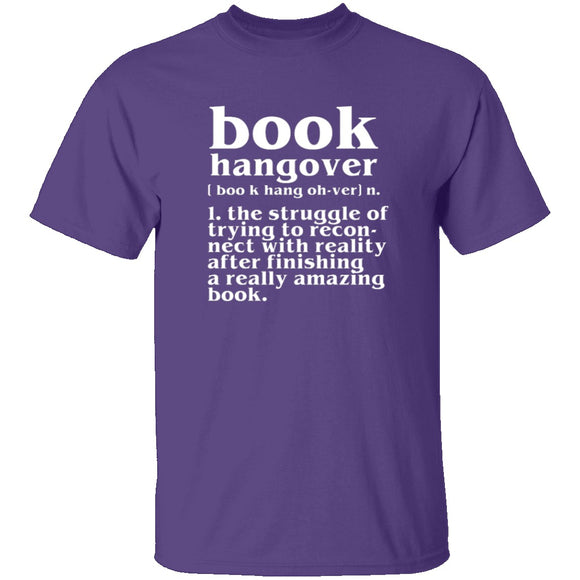 Book Hangover T-Shirt CustomCat
