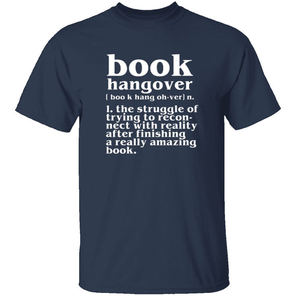 Book Hangover T-Shirt CustomCat