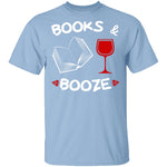 Books and Booze T-Shirt CustomCat