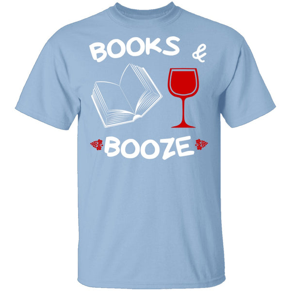 Books and Booze T-Shirt CustomCat
