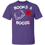 Books and Booze T-Shirt CustomCat
