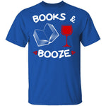 Books and Booze T-Shirt CustomCat
