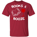 Books and Booze T-Shirt CustomCat