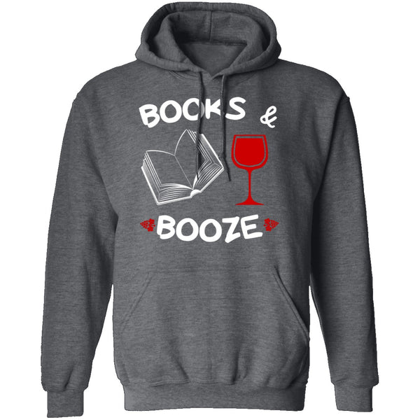 Books and Booze T-Shirt CustomCat