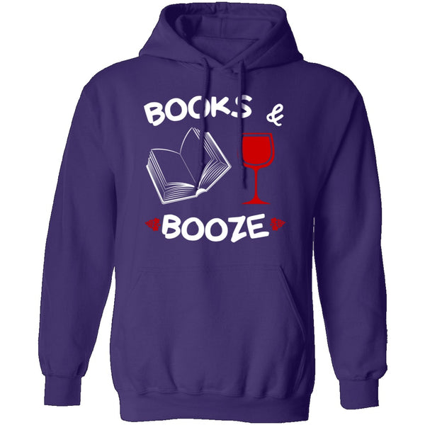 Books and Booze T-Shirt CustomCat