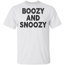 Boozy And Snoozy T-Shirt CustomCat
