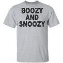 Boozy And Snoozy T-Shirt CustomCat
