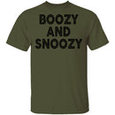 Boozy And Snoozy T-Shirt CustomCat
