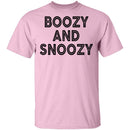 Boozy And Snoozy T-Shirt CustomCat