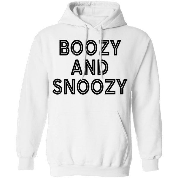 Boozy And Snoozy T-Shirt CustomCat