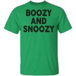 Boozy And Snoozy T-Shirt CustomCat