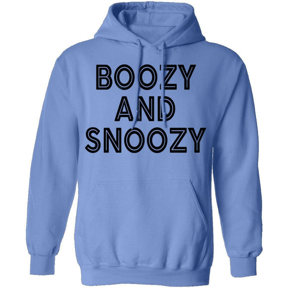 Boozy And Snoozy T-Shirt CustomCat