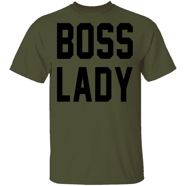 Boss Lady T-Shirt CustomCat