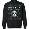 Boston Terrier Ugly Christmas Sweater CustomCat