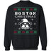 Boston Terrier Ugly Christmas Sweater CustomCat