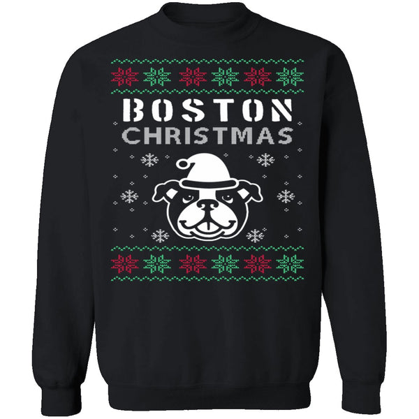 Boston Terrier Ugly Christmas Sweater CustomCat