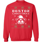 Boston Terrier Ugly Christmas Sweater CustomCat