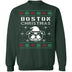 Boston Terrier Ugly Christmas Sweater CustomCat
