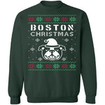 Boston Terrier Ugly Christmas Sweater CustomCat