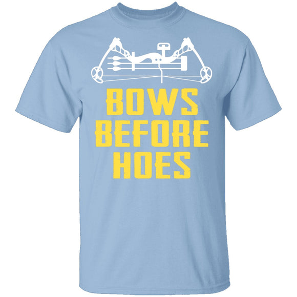 Bows Before Hoes T-Shirt CustomCat