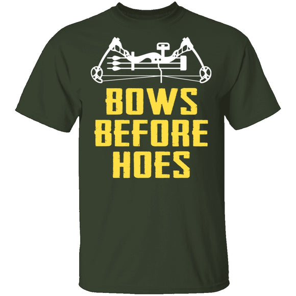 Bows Before Hoes T-Shirt CustomCat