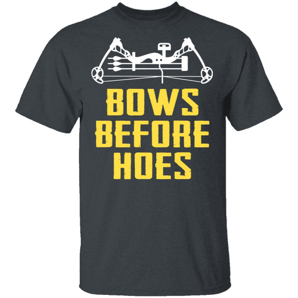 Bows Before Hoes T-Shirt CustomCat