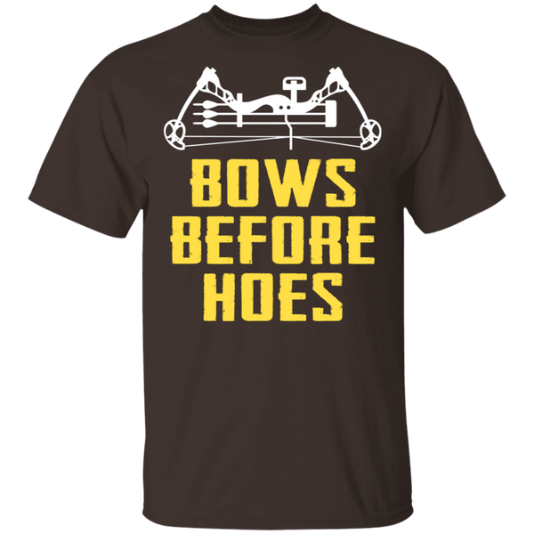 Bows Before Hoes T-Shirt CustomCat