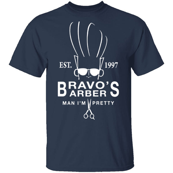 Bravo's Barber T-Shirt CustomCat