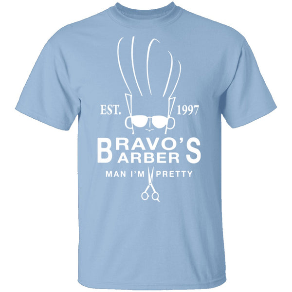 Bravo's Barber T-Shirt CustomCat