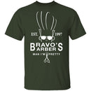 Bravo's Barber T-Shirt CustomCat