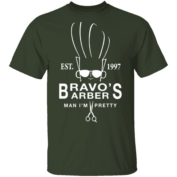 Bravo's Barber T-Shirt CustomCat