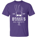 Bravo's Barber T-Shirt CustomCat