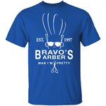Bravo's Barber T-Shirt CustomCat