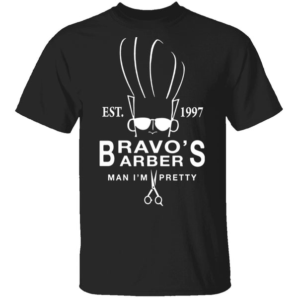 Bravo's Barber T-Shirt CustomCat