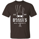 Bravo's Barber T-Shirt CustomCat