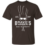 Bravo's Barber T-Shirt CustomCat