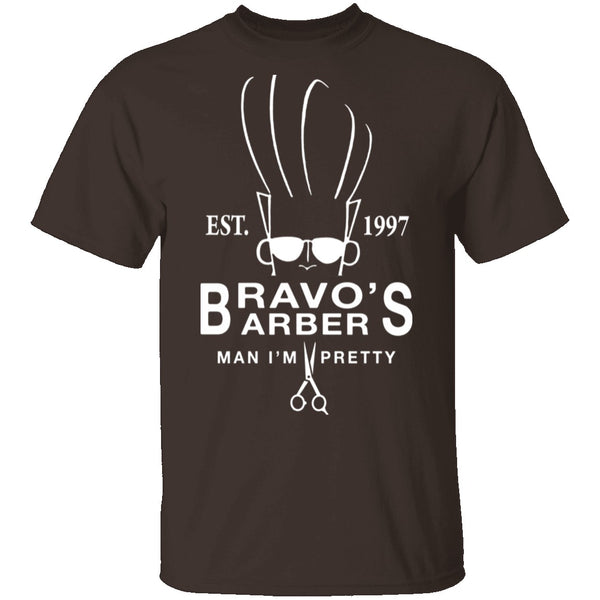 Bravo's Barber T-Shirt CustomCat