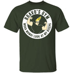 Bravo's Gym T-Shirt CustomCat
