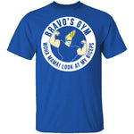 Bravo's Gym T-Shirt CustomCat