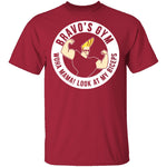 Bravo's Gym T-Shirt CustomCat